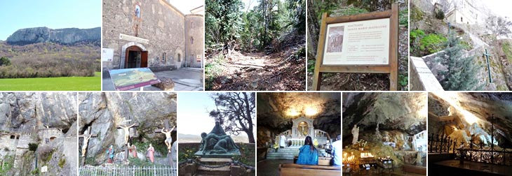 GROTTE DE LA SAINTE BAUME (サントボームの洞窟) 聖マグダラのマリアの伝説が伝わる聖地